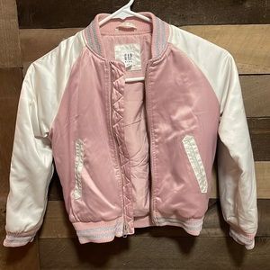 GAP Pink Bomber Jacket girls size S